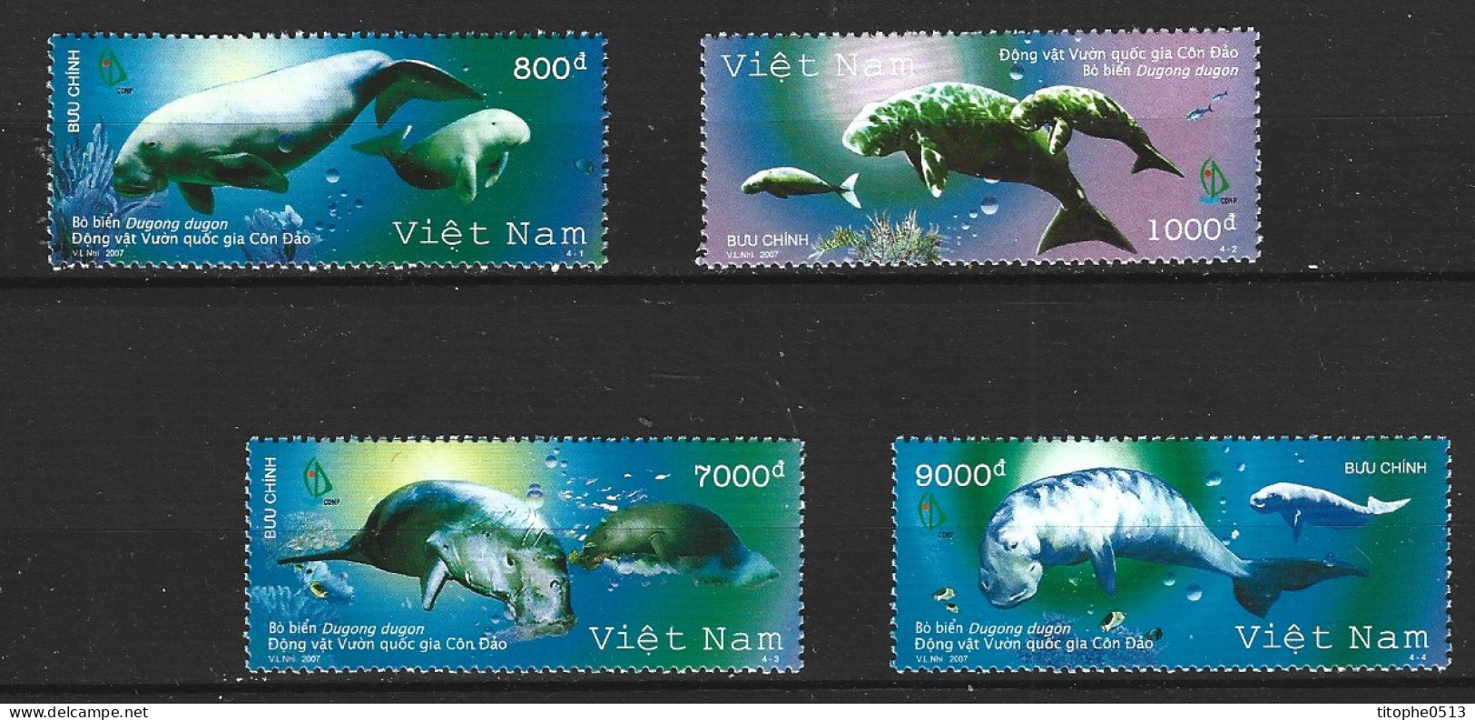 VIET NAM. N°2270-3 De 2007. Dugong. - Other & Unclassified