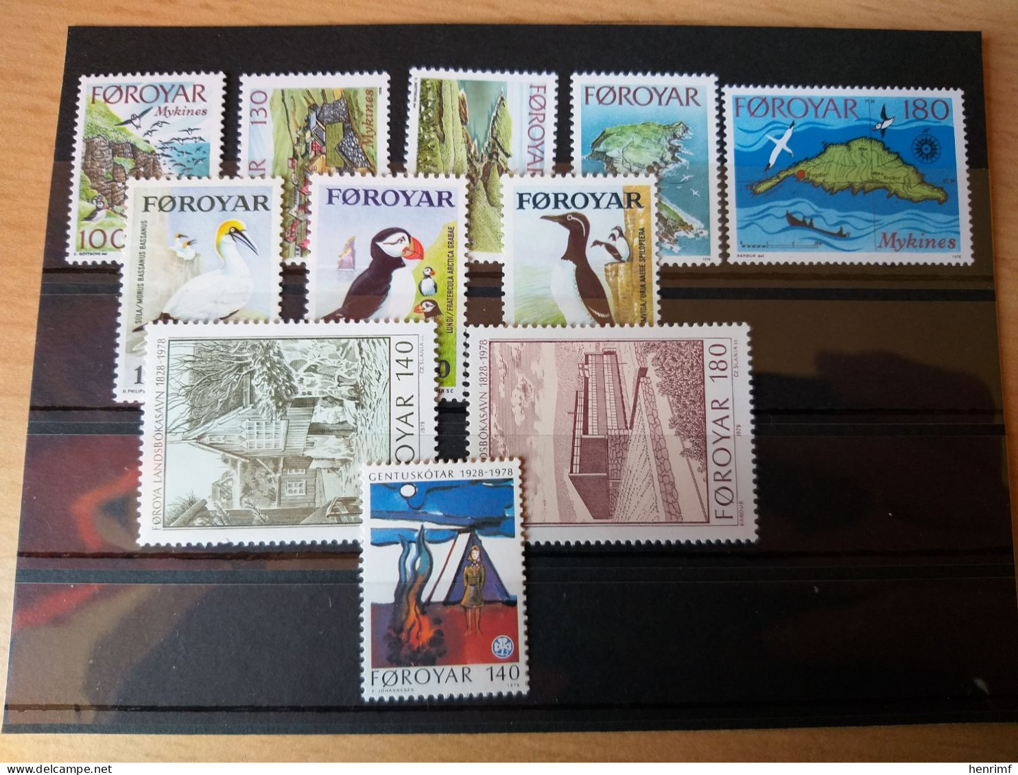 TIMBRES 1978  MNH ILES FEROE - Féroé (Iles)