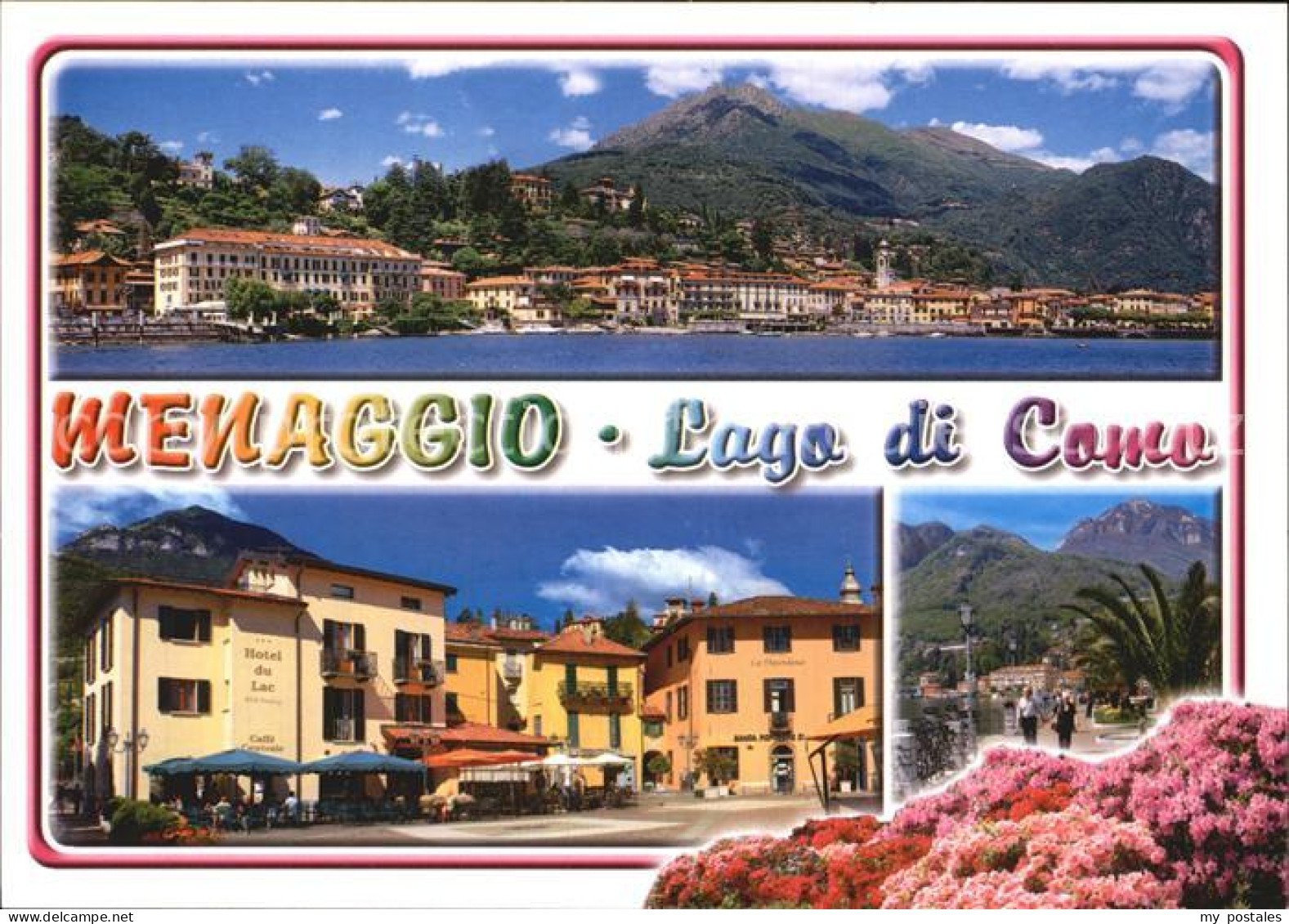 72508522 Menaggio Lago Di Como Veduta Panoramica Via Mazzini Lungolago Comersee  - Other & Unclassified