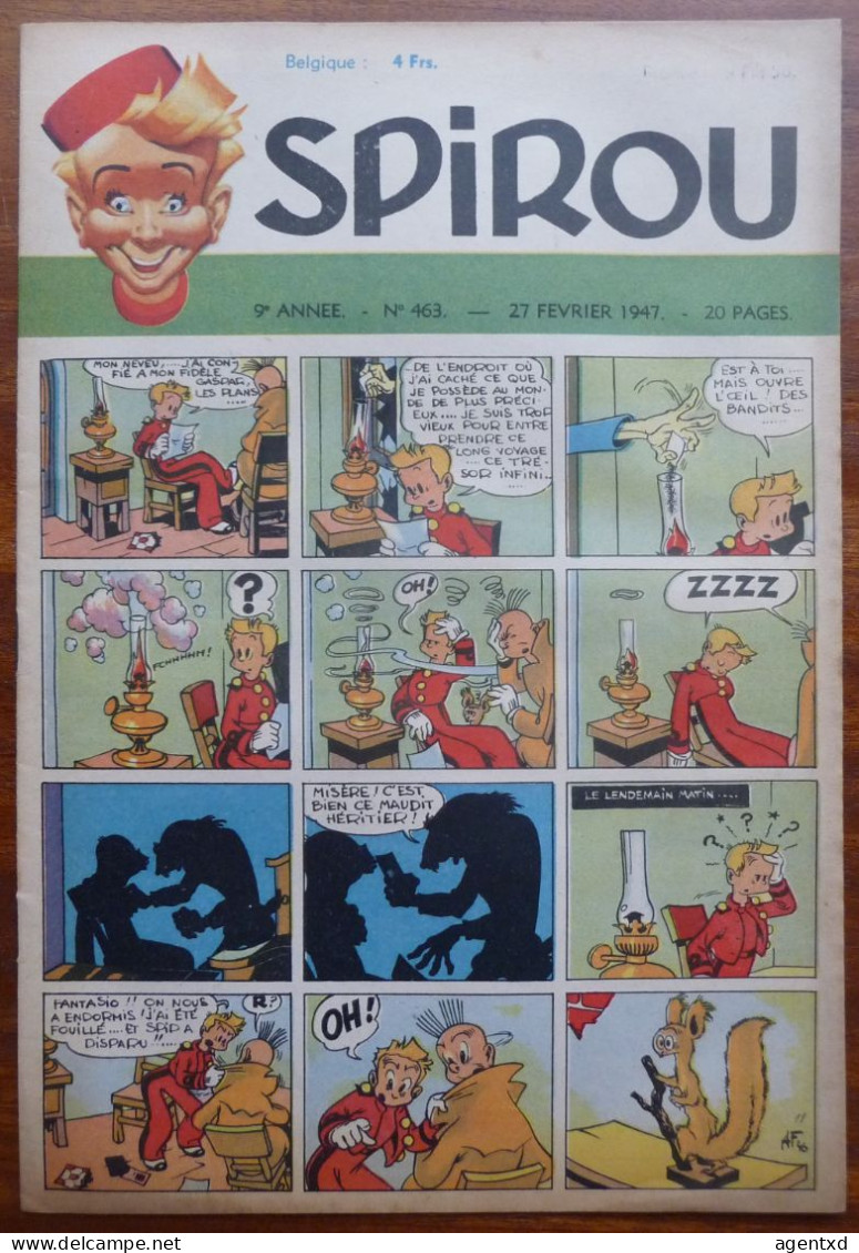 JOURNAL SPIROU  - ANNEE 1947 - N° 463 - Spirou Magazine