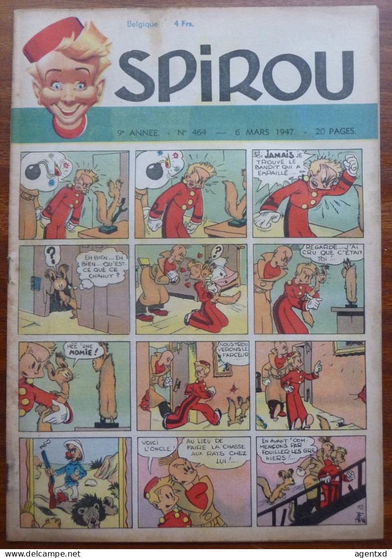 JOURNAL SPIROU  - ANNEE 1947 - N° 464 - Spirou Magazine