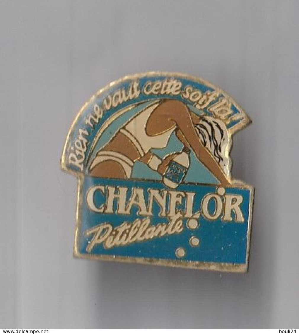 PIN'S   THEME BOISSON PETILLANTE CHANFLOR   EAU DE SOURCE RARE - Beverages