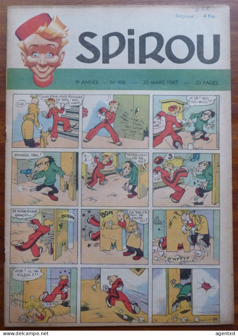 JOURNAL SPIROU  - ANNEE 1947 - N° 466 - Spirou Magazine