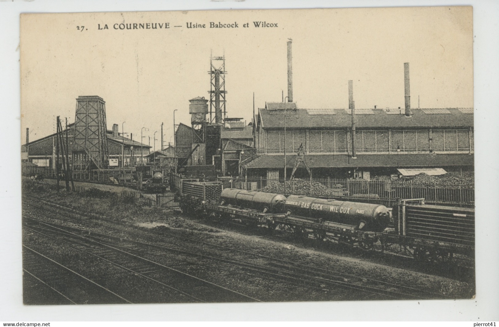 LA COURNEUVE - Usine BABCOCK Et WILCOX - La Courneuve