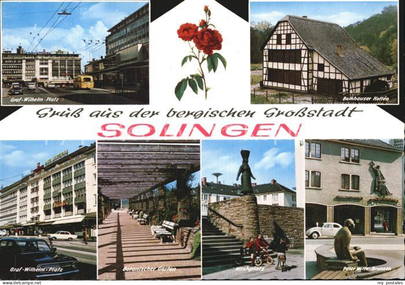 72507710 Solingen Graf-Wilhelm-Platz Botanischer-Garten Kirchplatz Solingen - Solingen