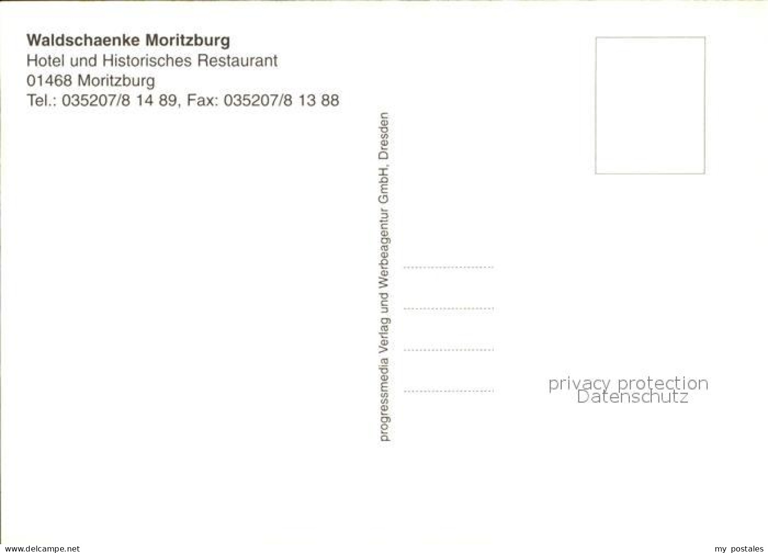 72507682 Moritzburg Sachsen Waldschaenke Hotel Restaurant Pferdekutsche Moritzbu - Moritzburg