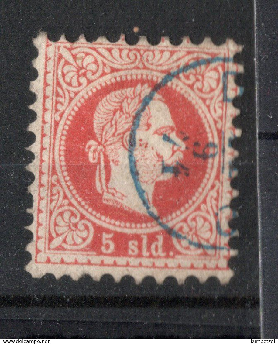 österreich Levante Nr. 3 I Mit Blaustempel - Oriente Austriaco