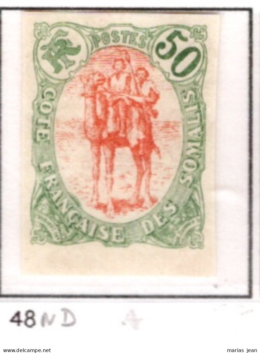 Ex Colonie Française * Cote Des Somalis * Poste  48 ND Qualité N* Taches De Rousseurs - Unused Stamps