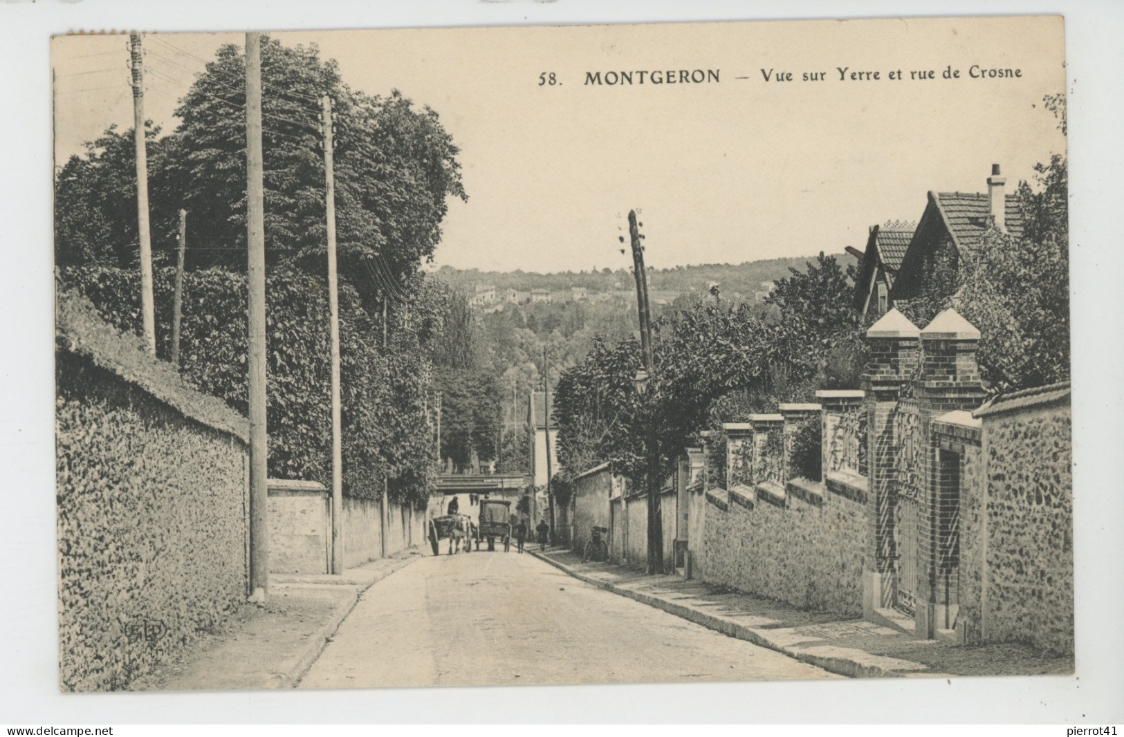 MONTGERON - Vue Sur Yerre Et Rue De Crosne - Montgeron