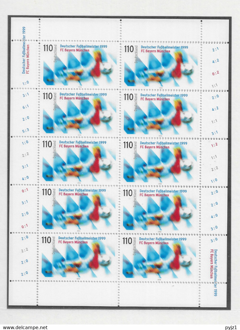 1999 MNH BRD Mi 2074 - Andere & Zonder Classificatie