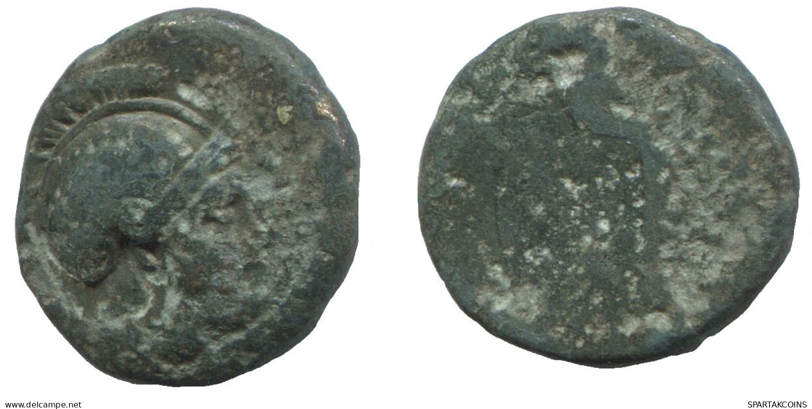 MYSIA PERGAMON ATHENA HELM Antike GRIECHISCHE Münze 1.6g/13mm #SAV1187.11.D.A - Griechische Münzen