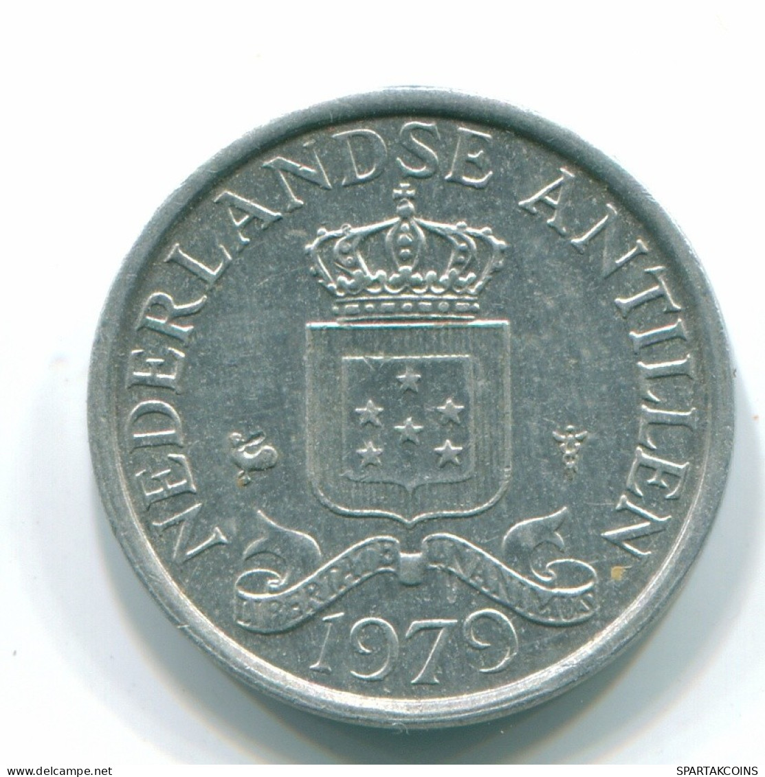 1 CENT 1979 ANTILLAS NEERLANDESAS Aluminium Colonial Moneda #S11178.E.A - Antille Olandesi