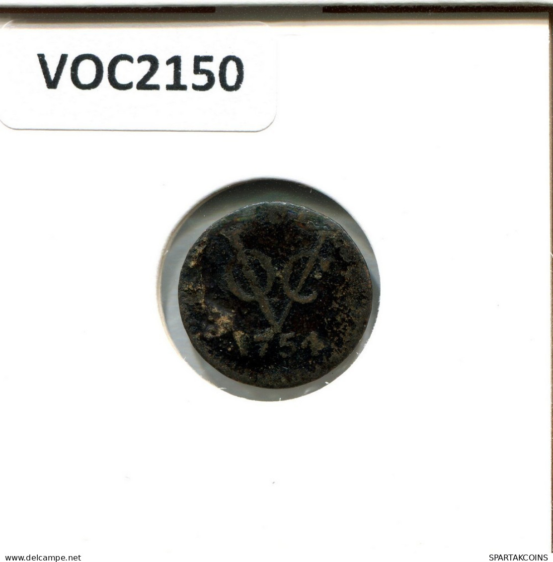 1754 UTRECHT VOC 1/2 DUIT NIEDERLANDE OSTINDIEN #VOC2150.10.D.A - Niederländisch-Indien