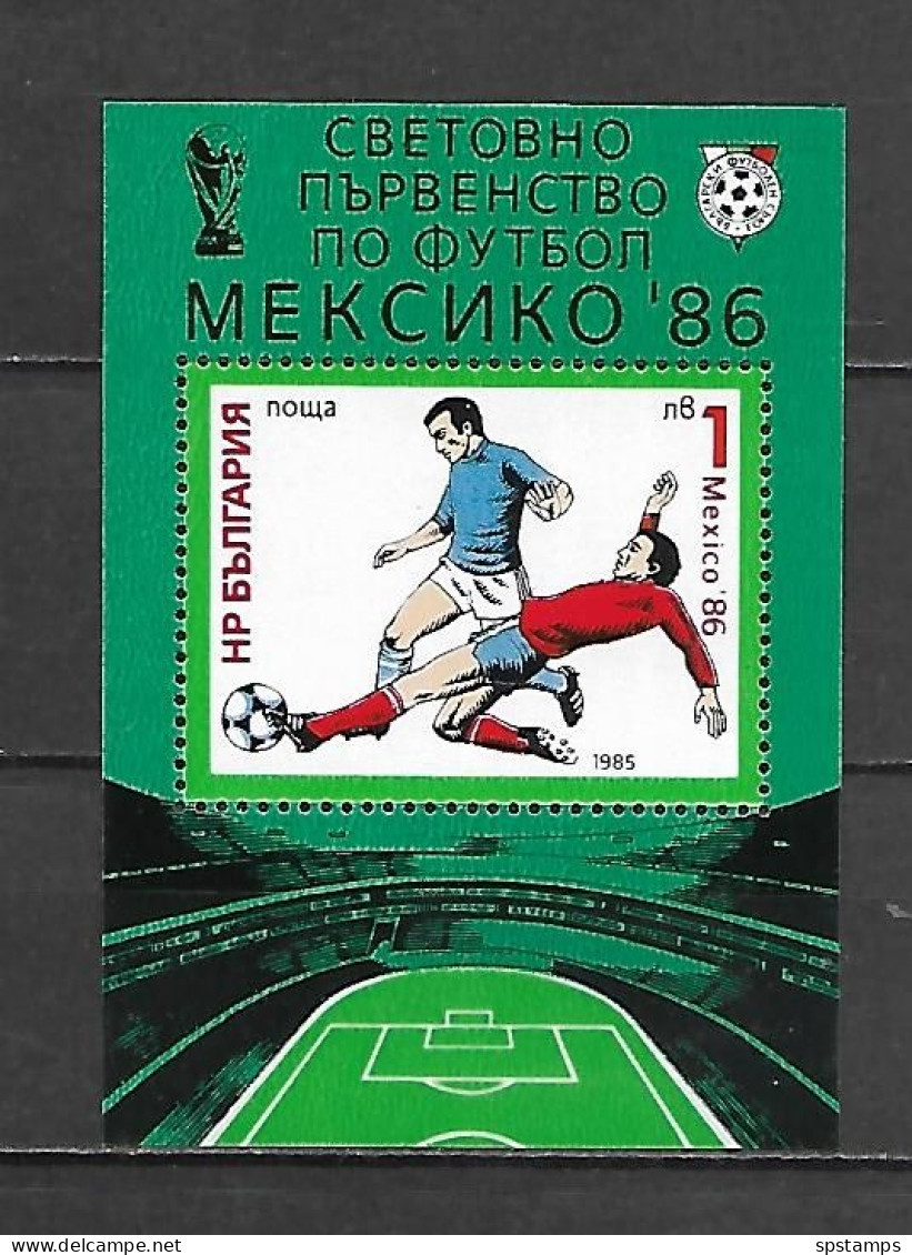 Bulgaria 1985 Football World Cup - MEXICO MS MNH - Neufs