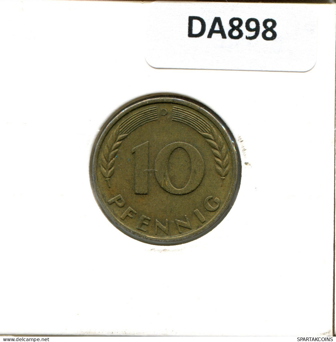 10 PFENNIG 1968 D BRD DEUTSCHLAND Münze GERMANY #DA898.D.A - 10 Pfennig
