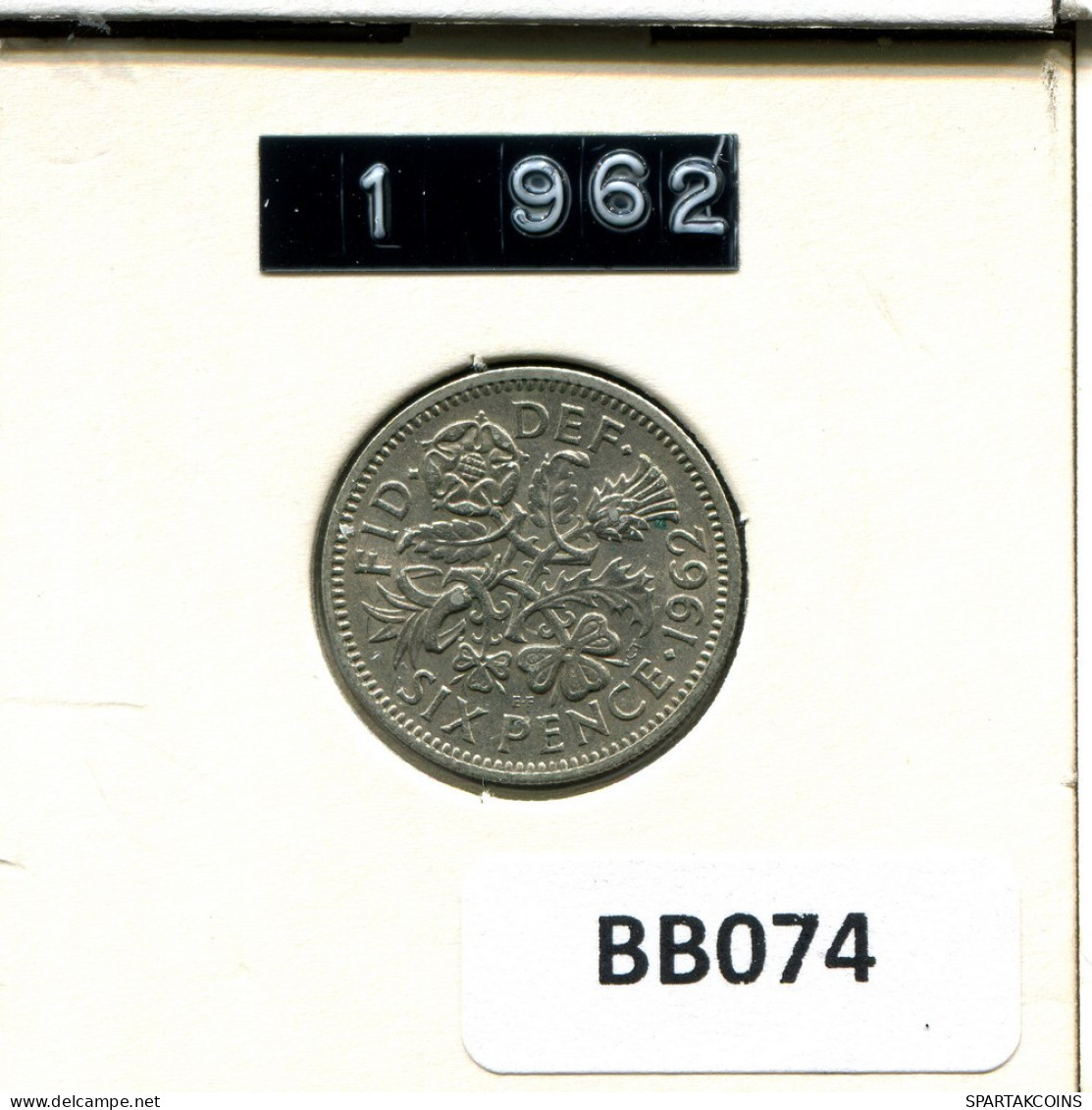 SIXPENCE 1962 UK GROßBRITANNIEN GREAT BRITAIN Münze #BB074.D.A - H. 6 Pence