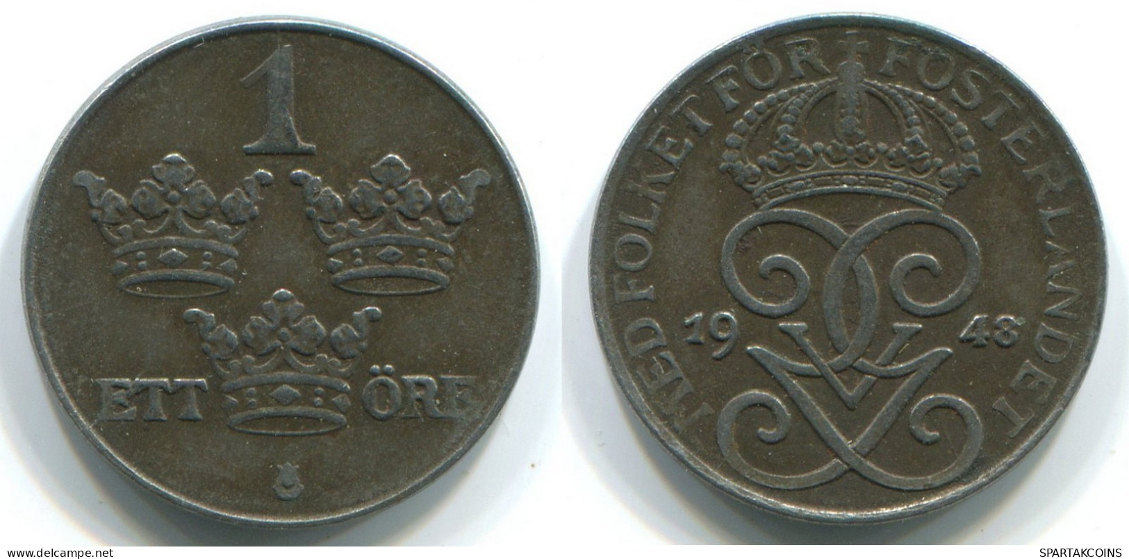 1 ORE 1948 SUECIA SWEDEN Moneda #WW1085.E.A - Sweden