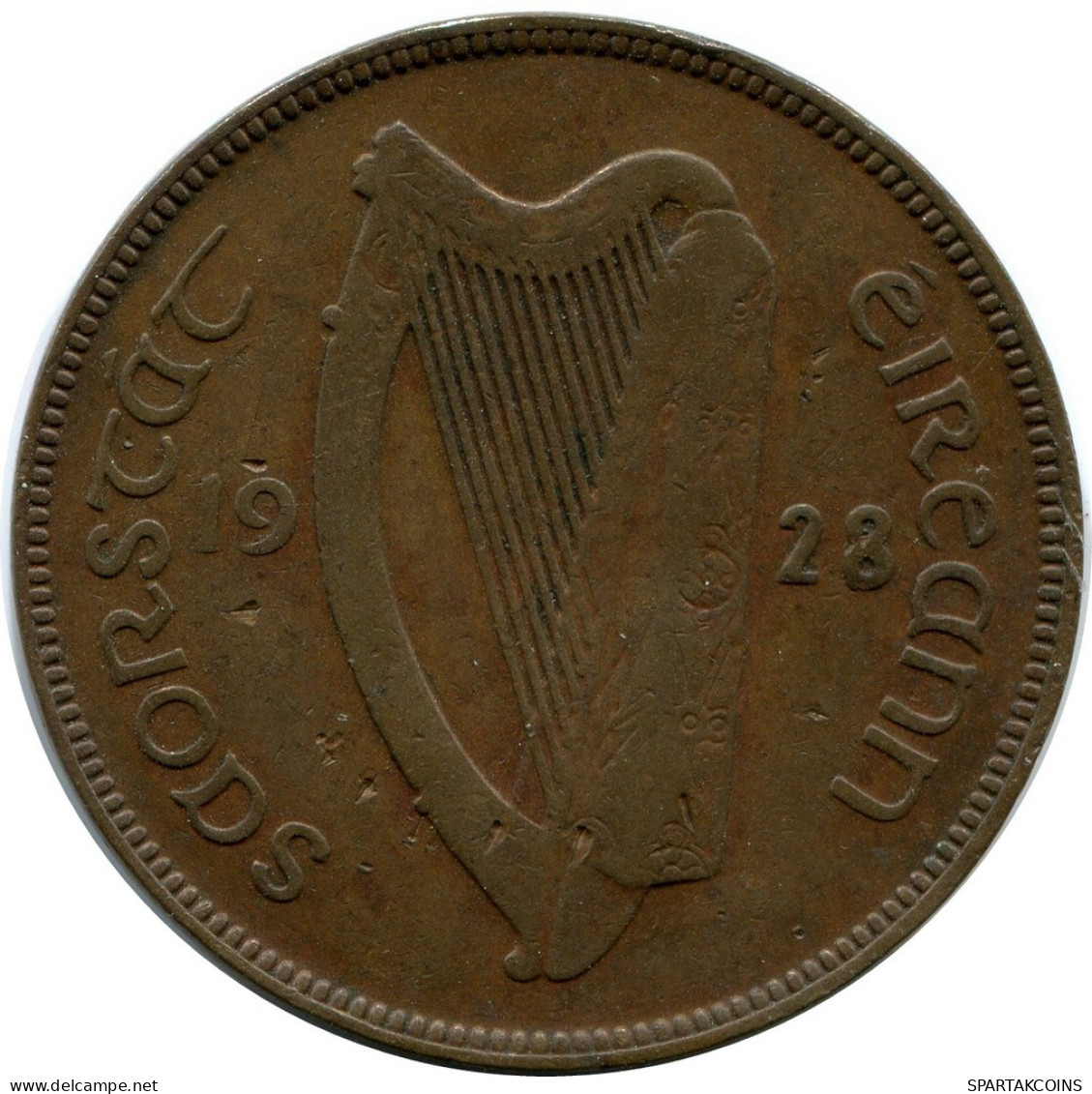 1 PENNY 1928 IRLANDE IRELAND Pièce #AY270.2.F.A - Irland