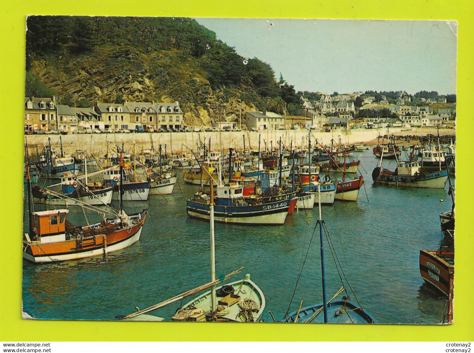 22 ERQUY N°30 Bateaux De Pêche Sardiniers Au Port De Noirmont Le Vivier VOIR DOS Et Flamme En 1974 - Erquy