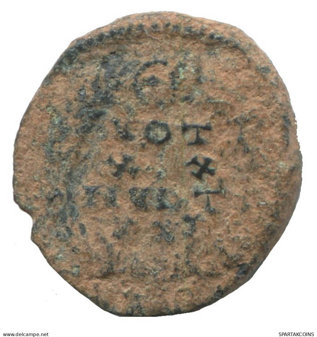 IMPEROR? VOT XX MVLT XXX 1.7g/15mm Ancient ROMAN EMPIRE Coin # ANN1520.10.U.A - Andere & Zonder Classificatie