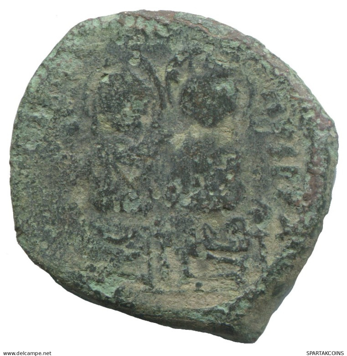 FLAVIUS JUSTINUS II FOLLIS Auténtico Antiguo BYZANTINE Moneda 10g/30m #AA519.19.E.A - Byzantinische Münzen