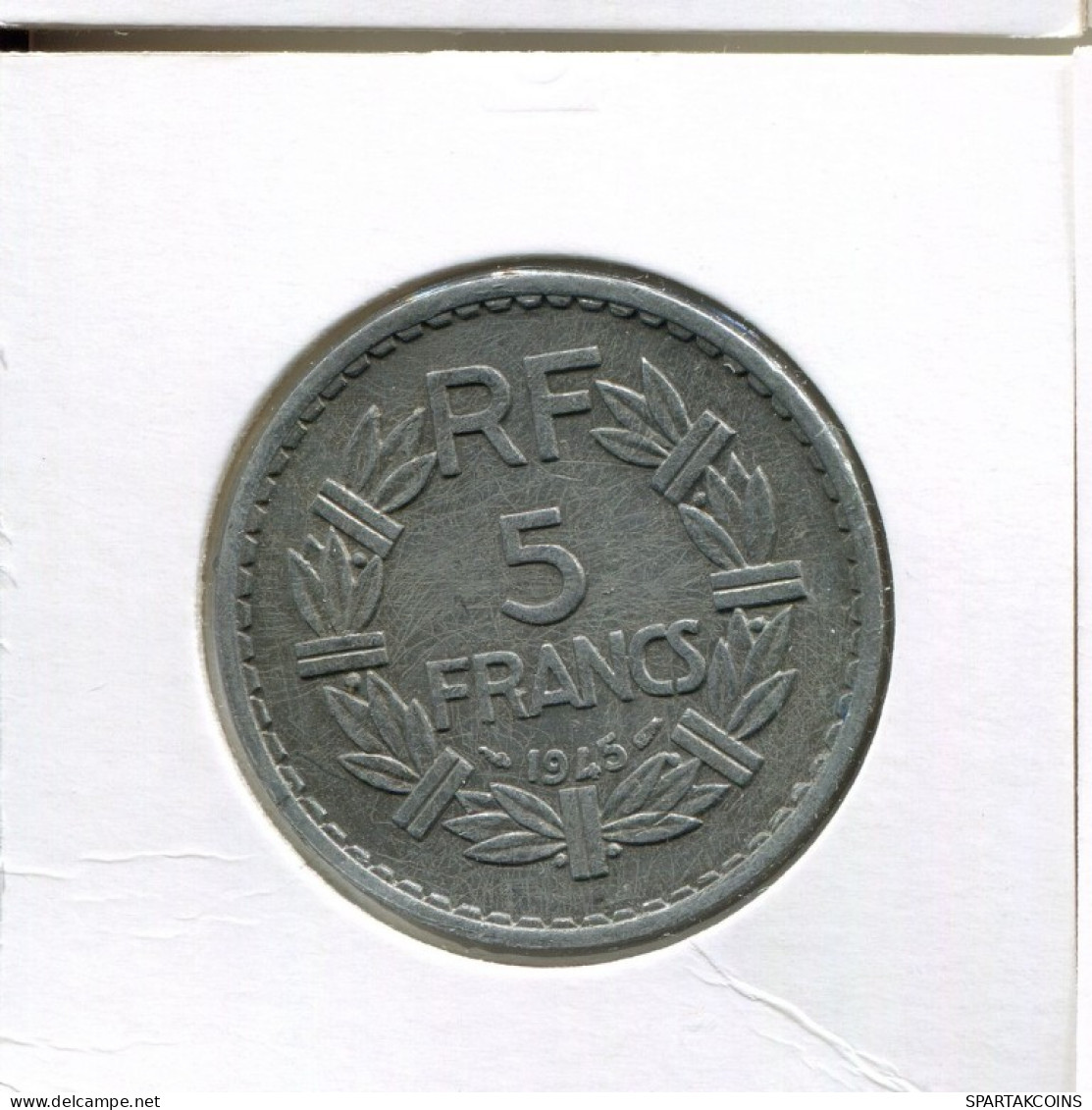 5 FRANCS 1945 FRANKREICH FRANCE Französisch Münze #AK776.D.A - 5 Francs