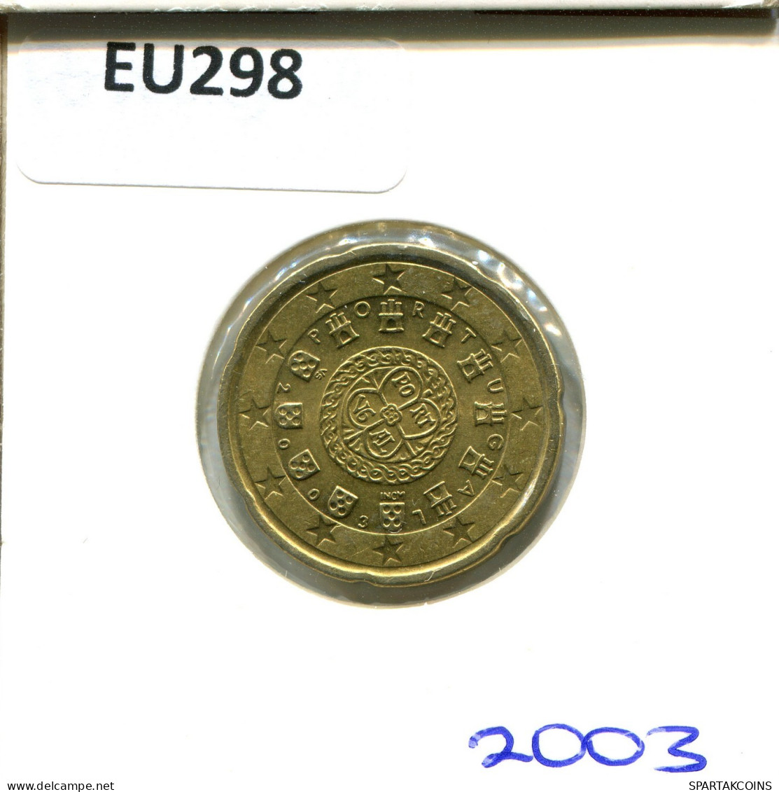 20 EURO CENTS 2003 PORTUGAL Münze #EU298.D.A - Portogallo