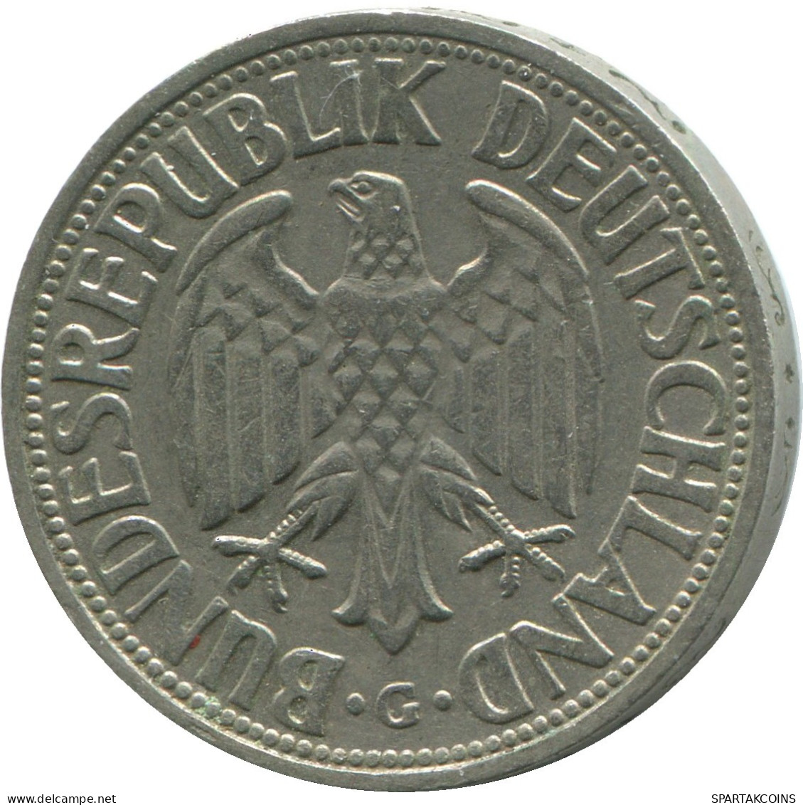 1 MARK 1950 G WEST & UNIFIED GERMANY Coin #DE10399.5.U.A - 1 Mark