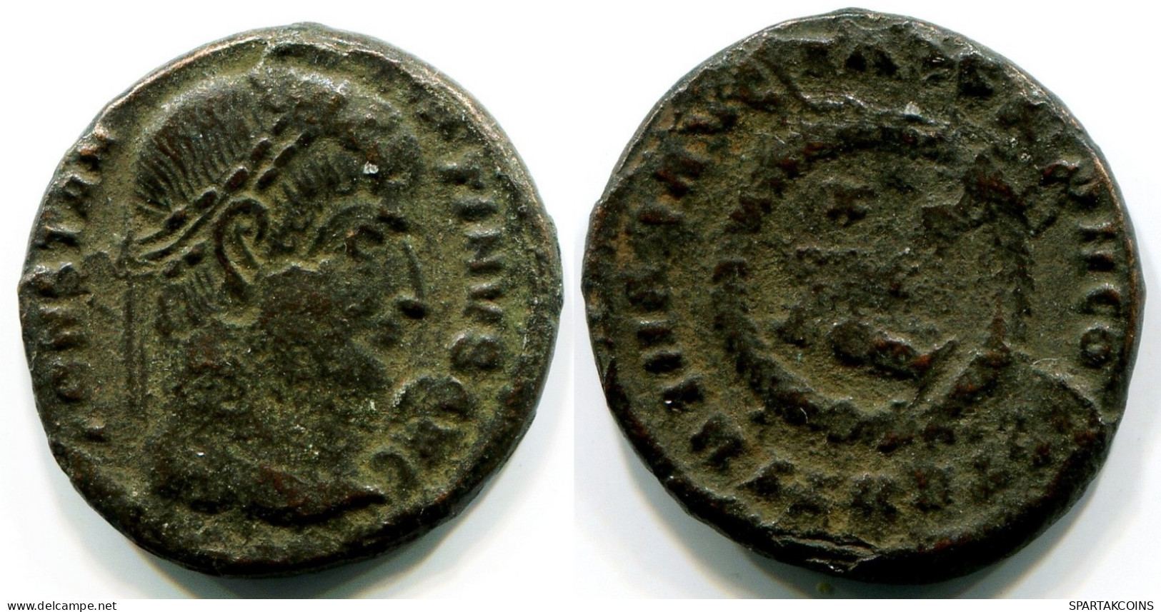 CONSTANTINE I MINTED IN THESSALONICA FOUND IN IHNASYAH HOARD #ANC11127.14.F.A - L'Empire Chrétien (307 à 363)