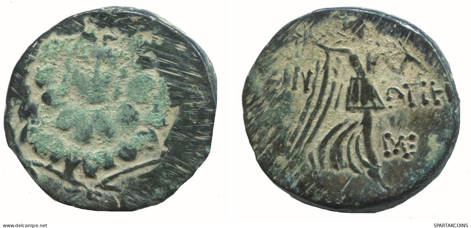 AMISOS PONTOS 100 BC Aegis With Facing Gorgon 7.3g/23mm #NNN1564.30.E.A - Grecques