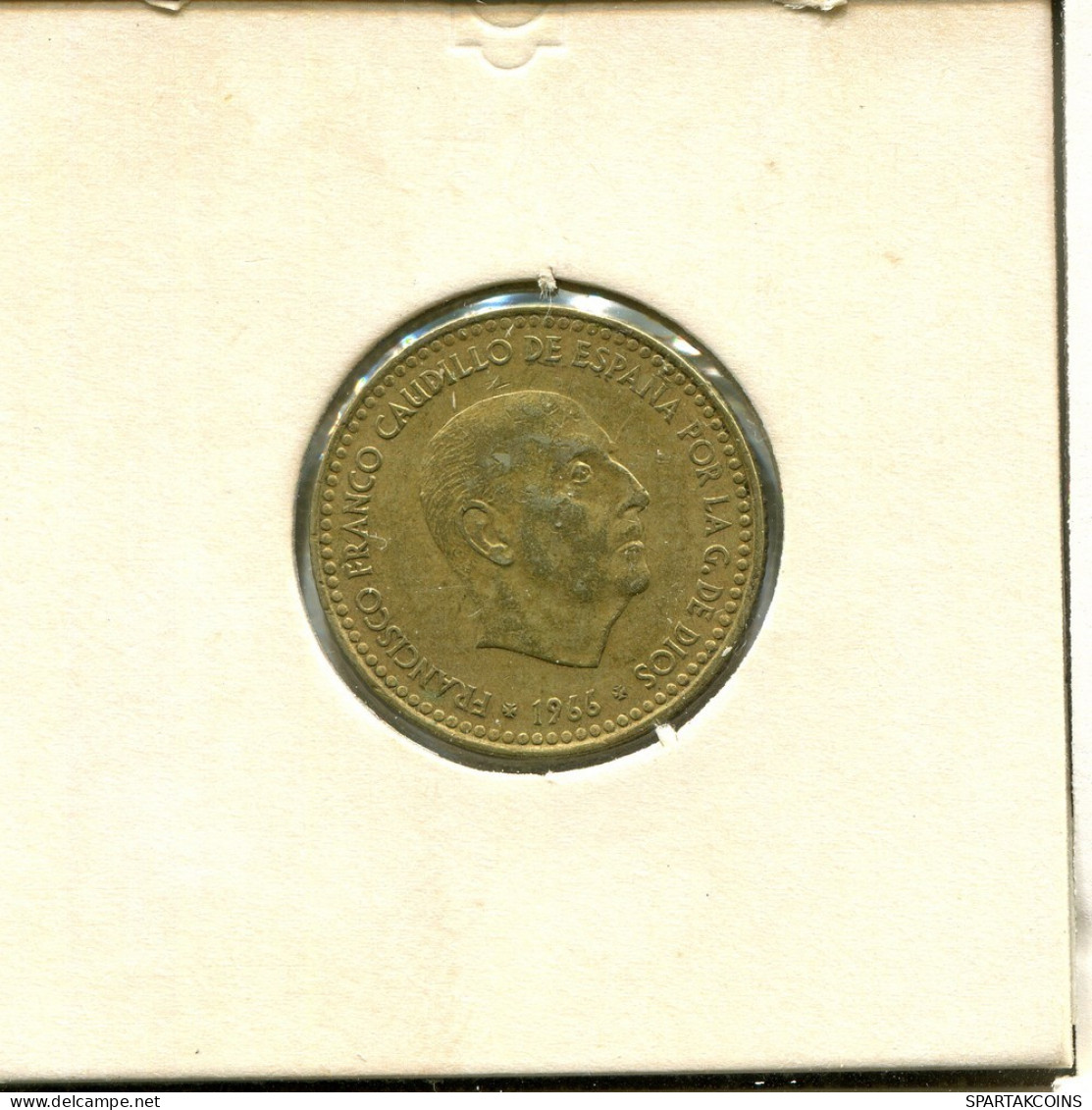 1 PESETA 1966 SPAIN Coin #AT846.U.A - 1 Peseta