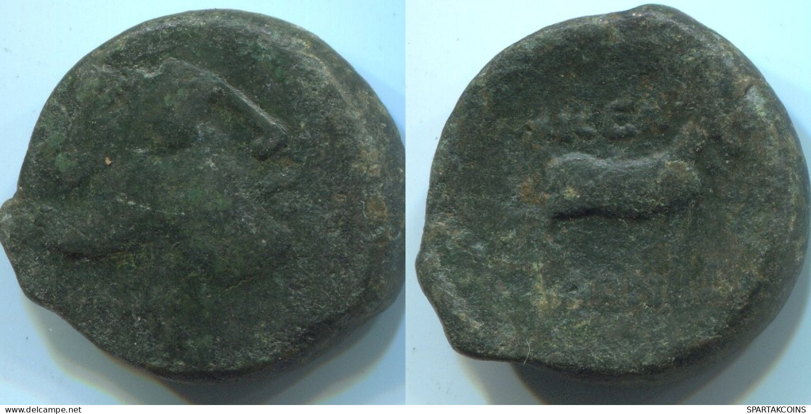 HORSE Antike Authentische Original GRIECHISCHE Münze 8.8g/21mm #ANT1416.32.D.A - Griegas