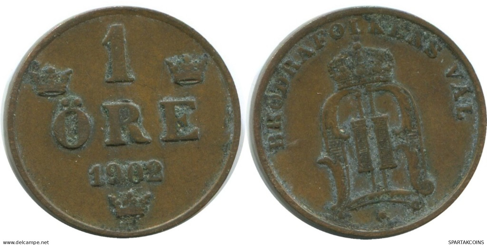 1 ORE 1902 SUECIA SWEDEN Moneda #AD223.2.E.A - Sweden