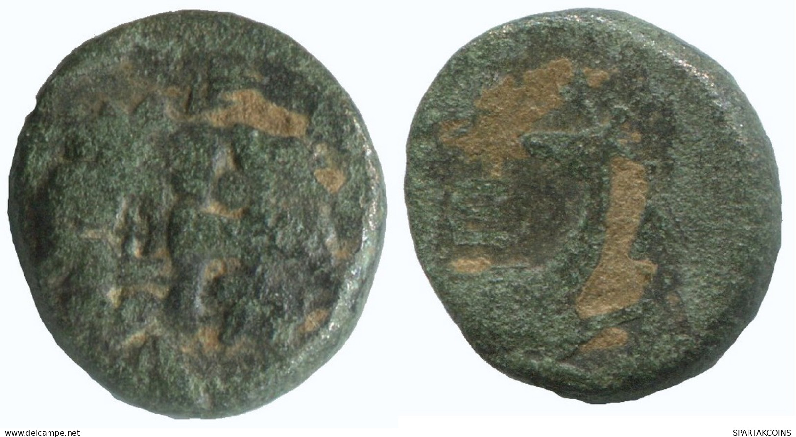 Auténtico Original GRIEGO ANTIGUO Moneda 1.6g/12mm #NNN1493.9.E.A - Griechische Münzen