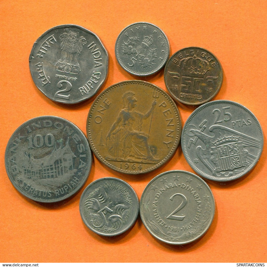 Sammlung WELT Münze Verschiedene LÄNDER Und REGIONEN #L10409.1.D.A - Sonstige & Ohne Zuordnung