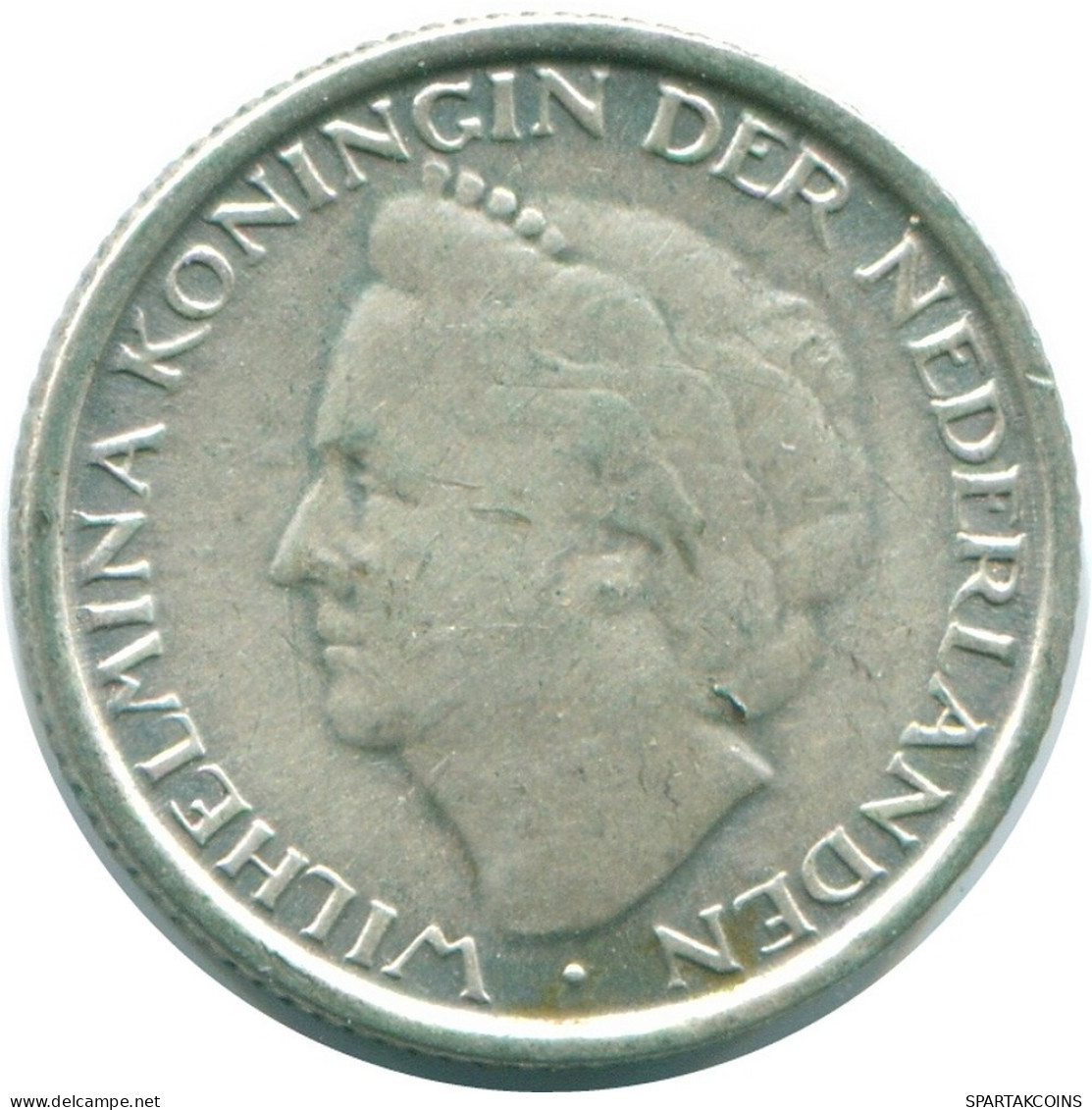1/10 GULDEN 1948 CURACAO Netherlands SILVER Colonial Coin #NL11945.3.U.A - Curacao