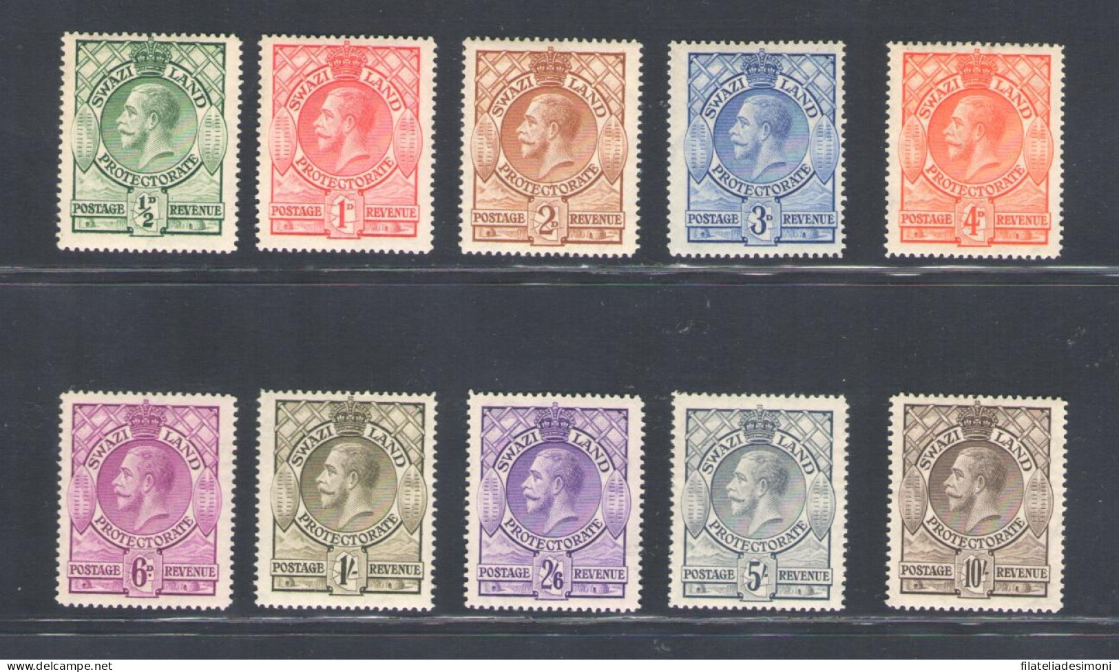 1933 Swaziland, Stanley Gibbons N. 11/20 - MH* - Other & Unclassified