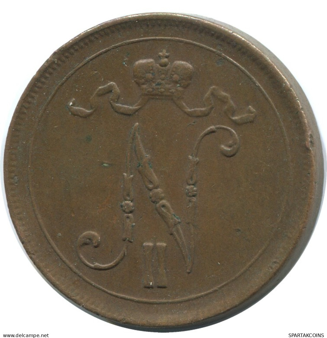 10 PENNIA 1916 FINLAND Coin RUSSIA EMPIRE #AB128.5.U.A - Finlande