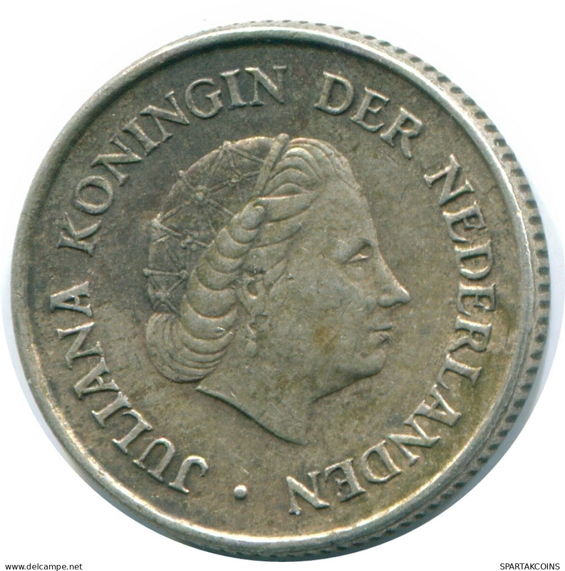 1/4 GULDEN 1970 ANTILLAS NEERLANDESAS PLATA Colonial Moneda #NL11706.4.E.A - Antilles Néerlandaises