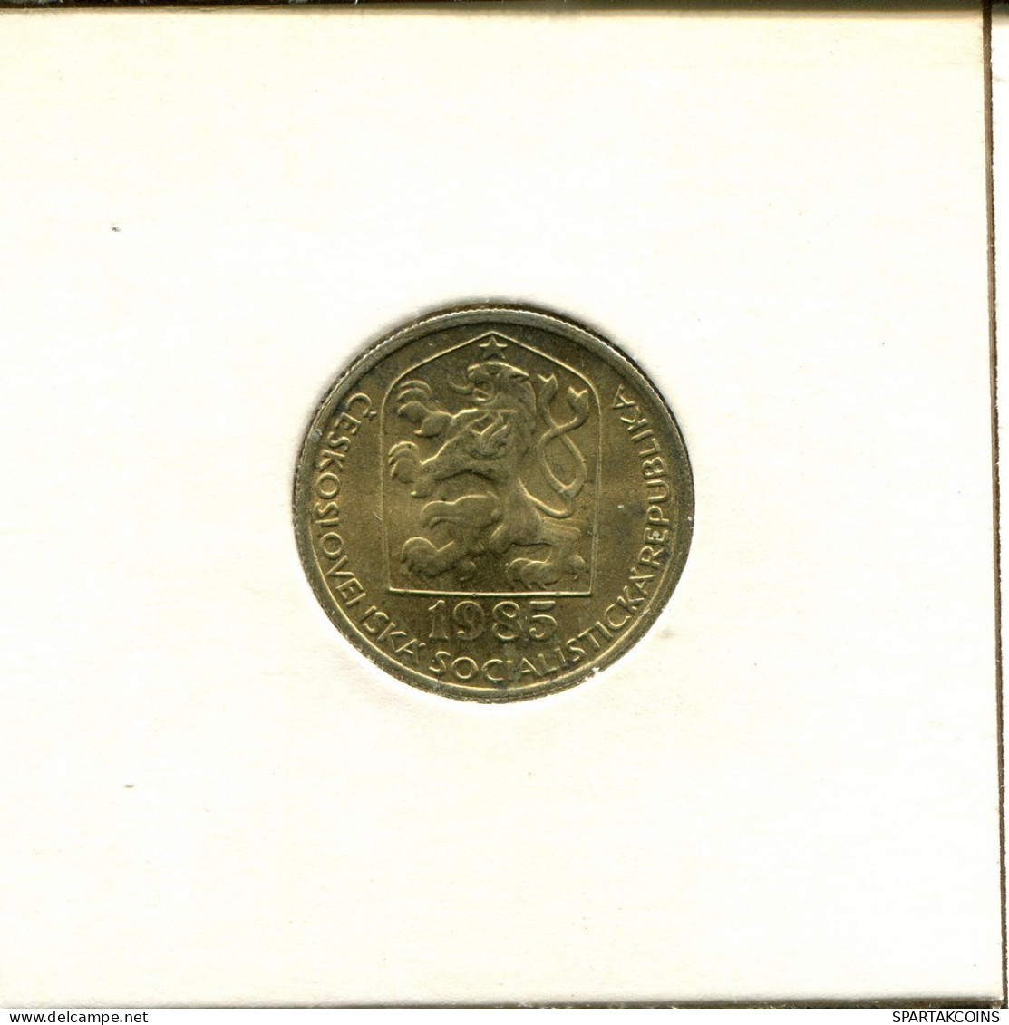 20 HALERU 1985 CHECOSLOVAQUIA CZECHOESLOVAQUIA SLOVAKIA Moneda #AS951.E.A - Cecoslovacchia