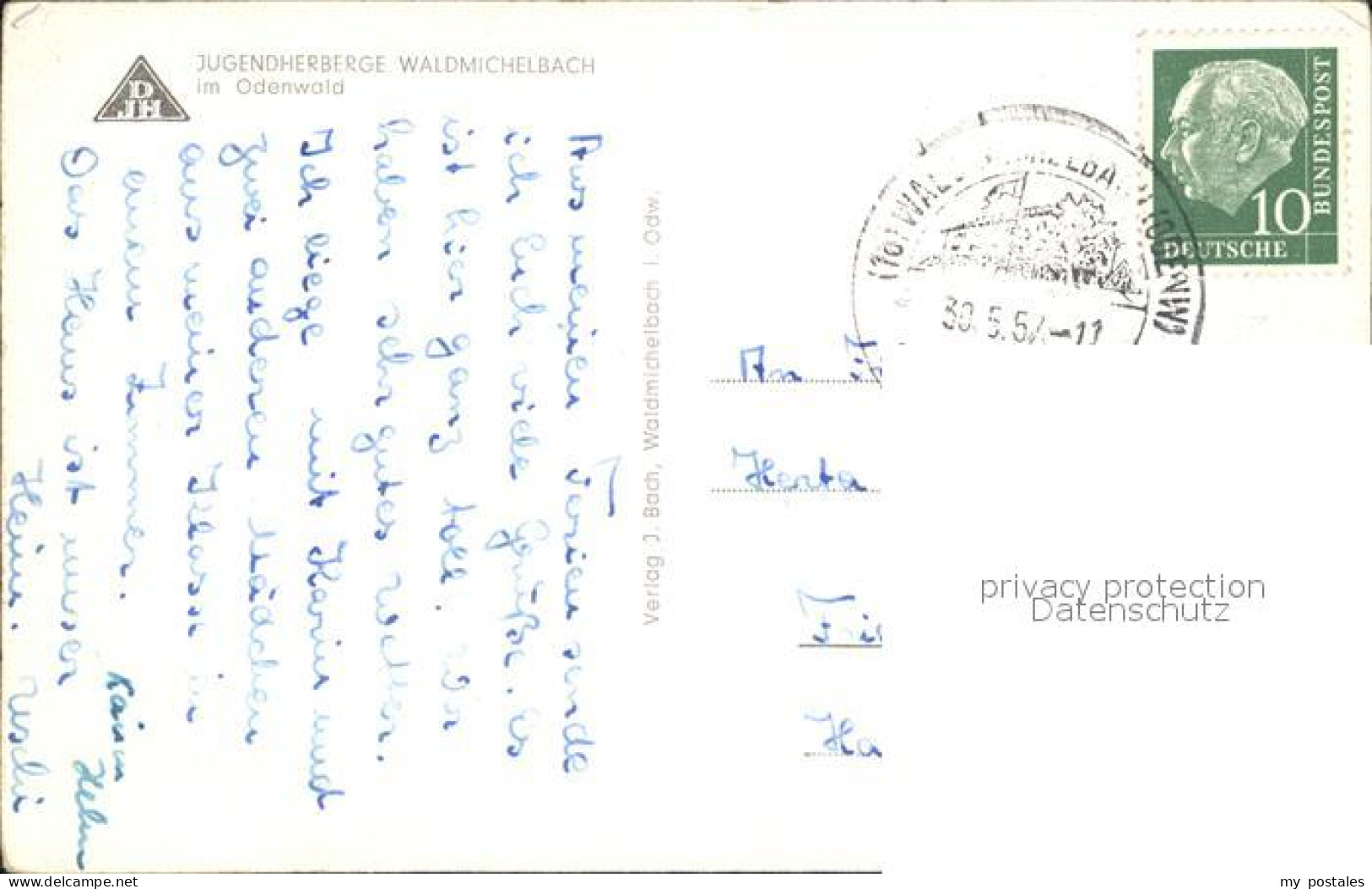 72507279 Waldmichelbach Jugendherberge Wald-Michelbach - Autres & Non Classés