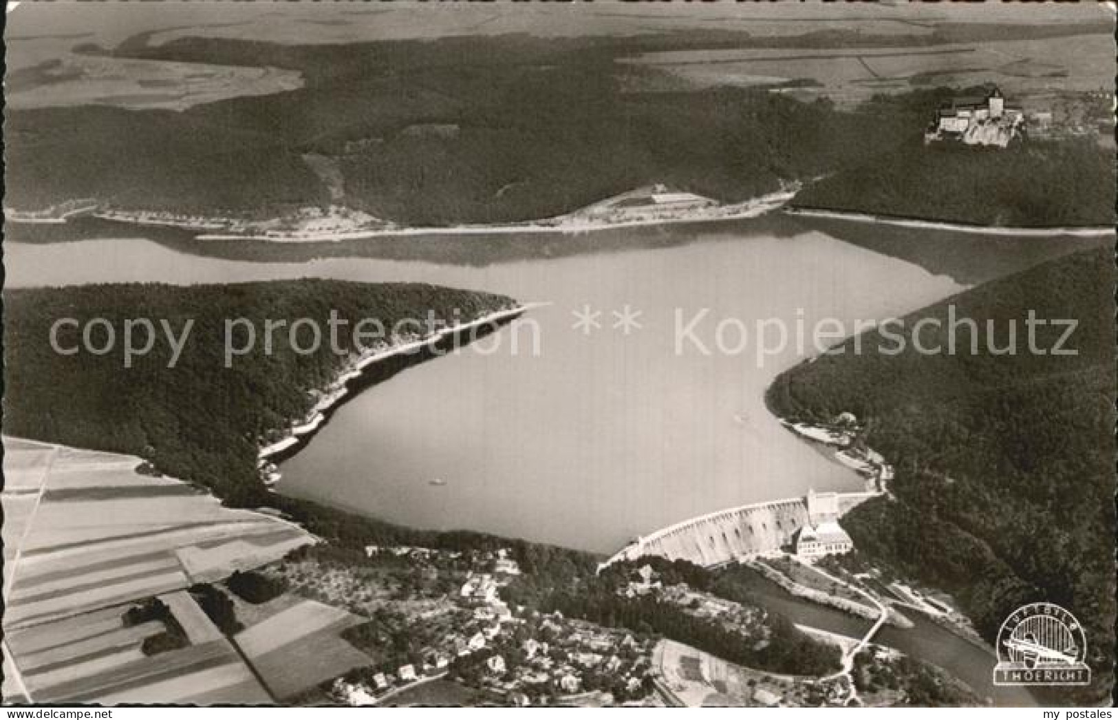 72507276 Edersee Fliegeraufnahme Mit Tasperre Edersee - Autres & Non Classés