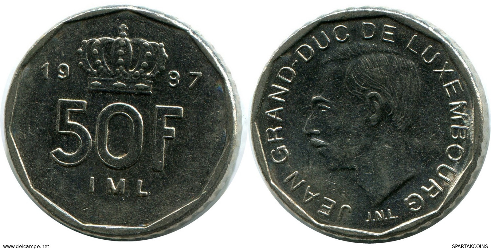 50 FRANCS 1997 LUXEMBURGO LUXEMBOURG Moneda #AZ375.E.A - Luxemburg