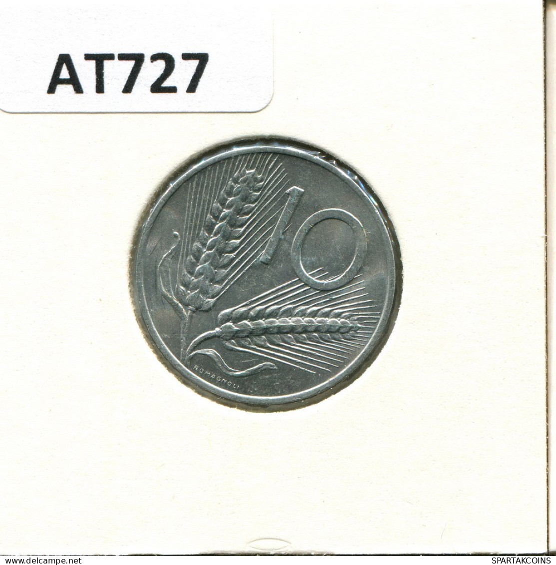 10 LIRE 1966 ITALY Coin #AT727.U.A - 10 Lire