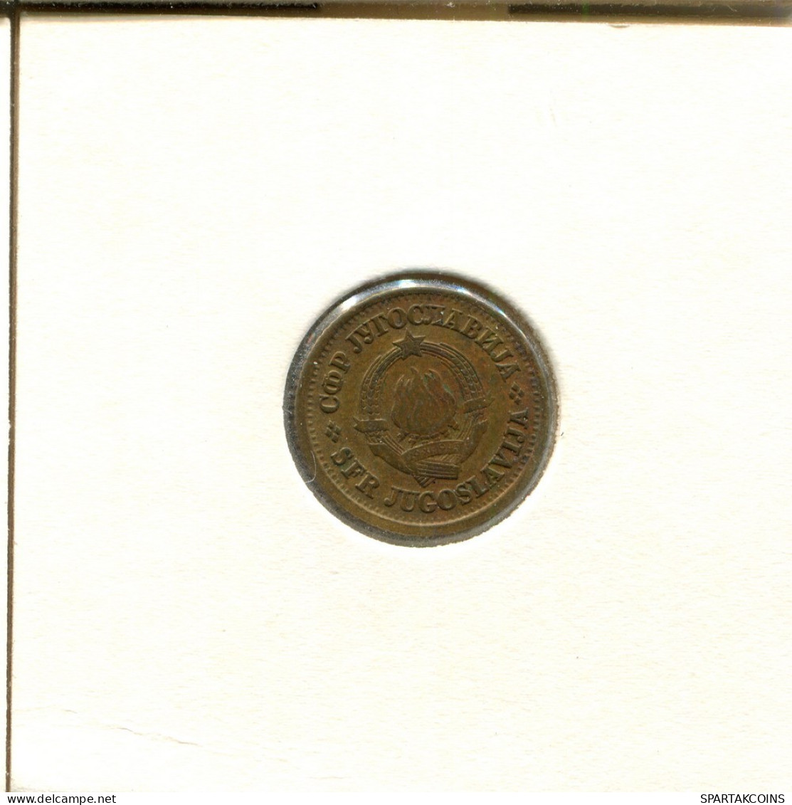 5 PARA 1965 YUGOSLAVIA Moneda #AS604.E.A - Yougoslavie