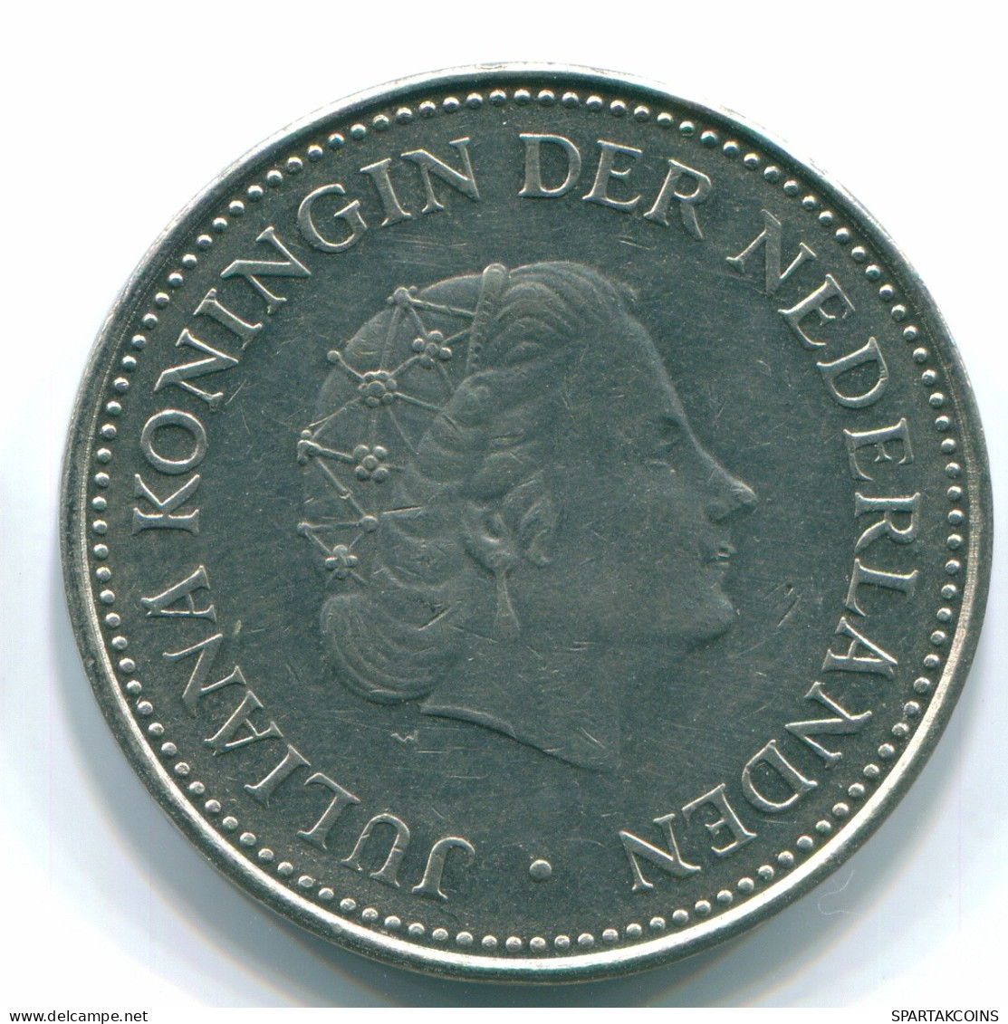 1 GULDEN 1971 NETHERLANDS ANTILLES Nickel Colonial Coin #S11996.U.A - Antillas Neerlandesas