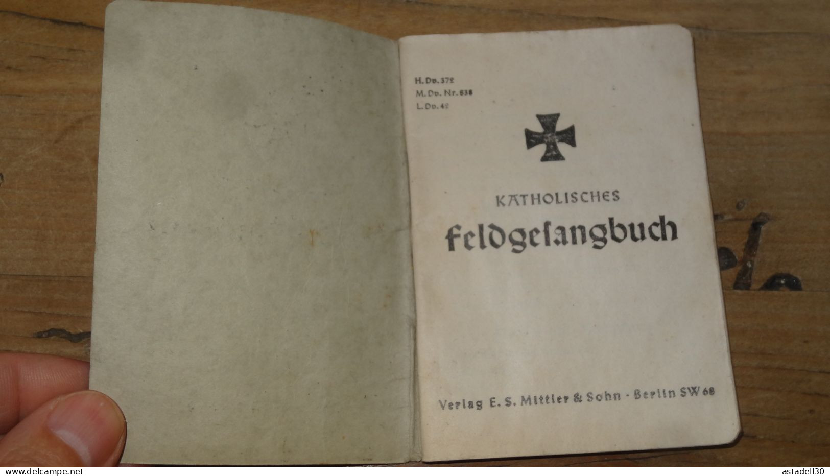 Livret Evangelisches Feldgefangbuch WWII  ...... Caisse-9 ......... BJ-3 - 1939-45