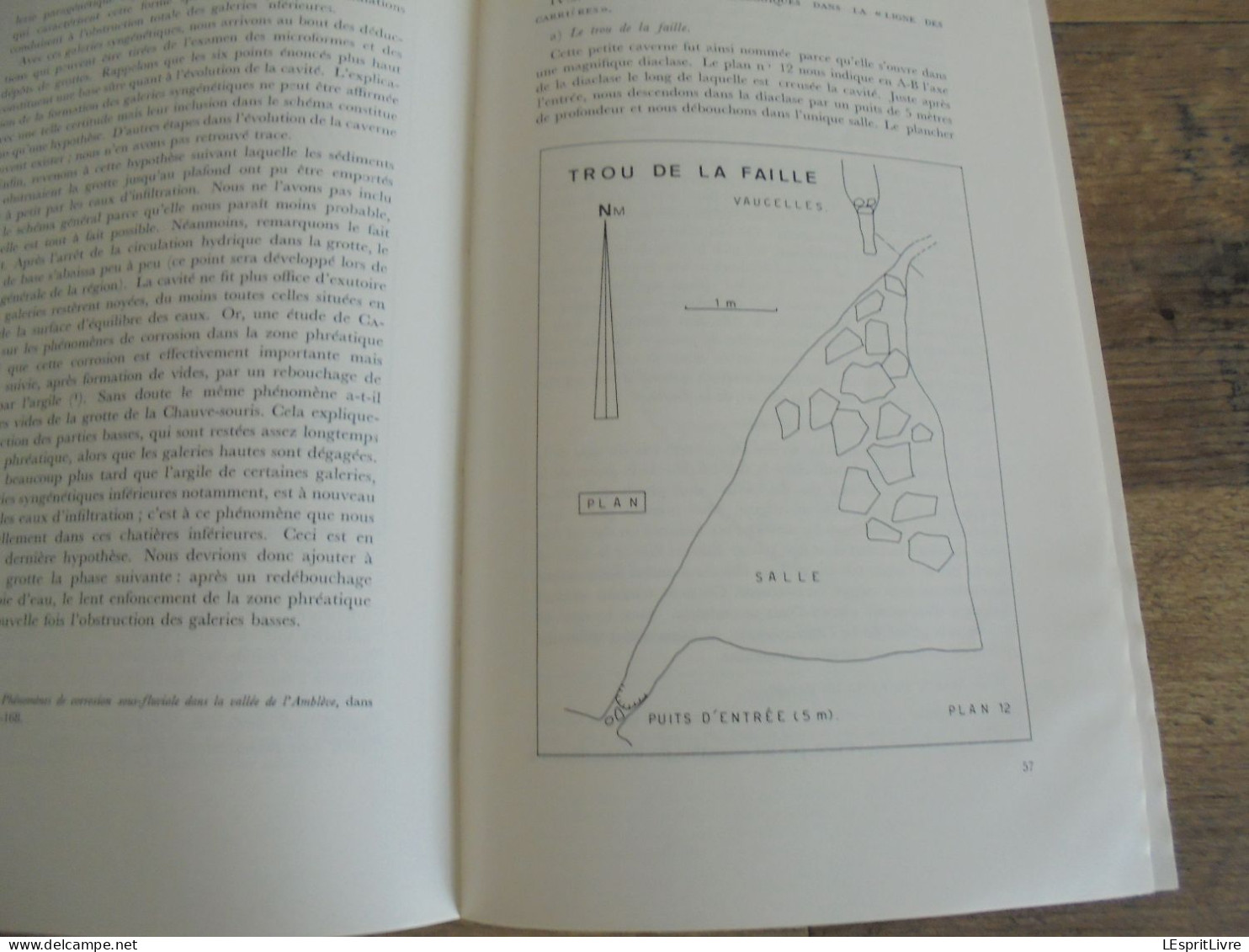 LES NATURALISTES BELGES N° 1 Année 1974 Régionalisme Grotte Vaucelles Carrières Pierres Carrière du Sanglier Gimnée