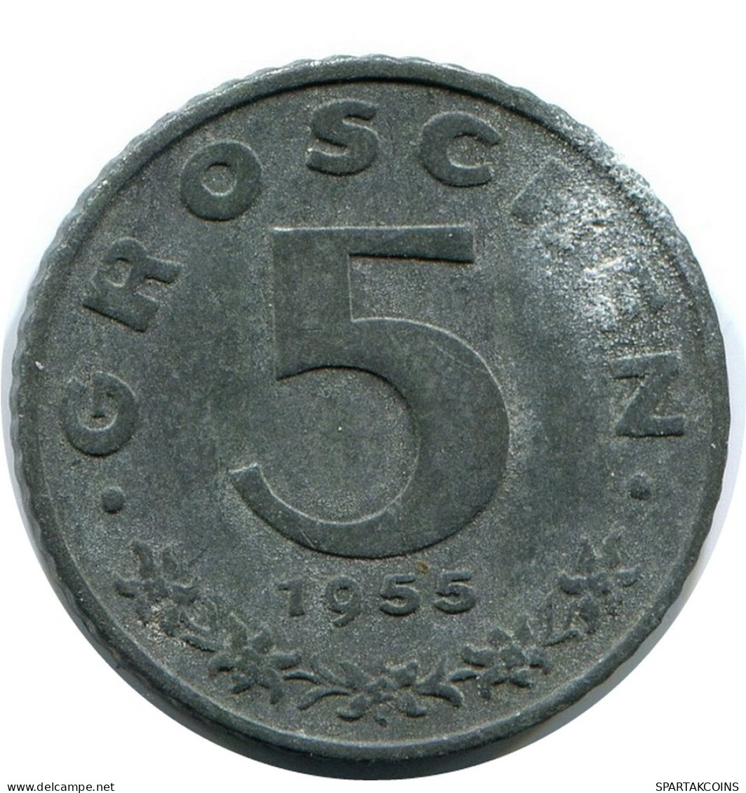 5 GROSCHEN 1955 AUSTRIA Coin #BA175.U.A - Austria