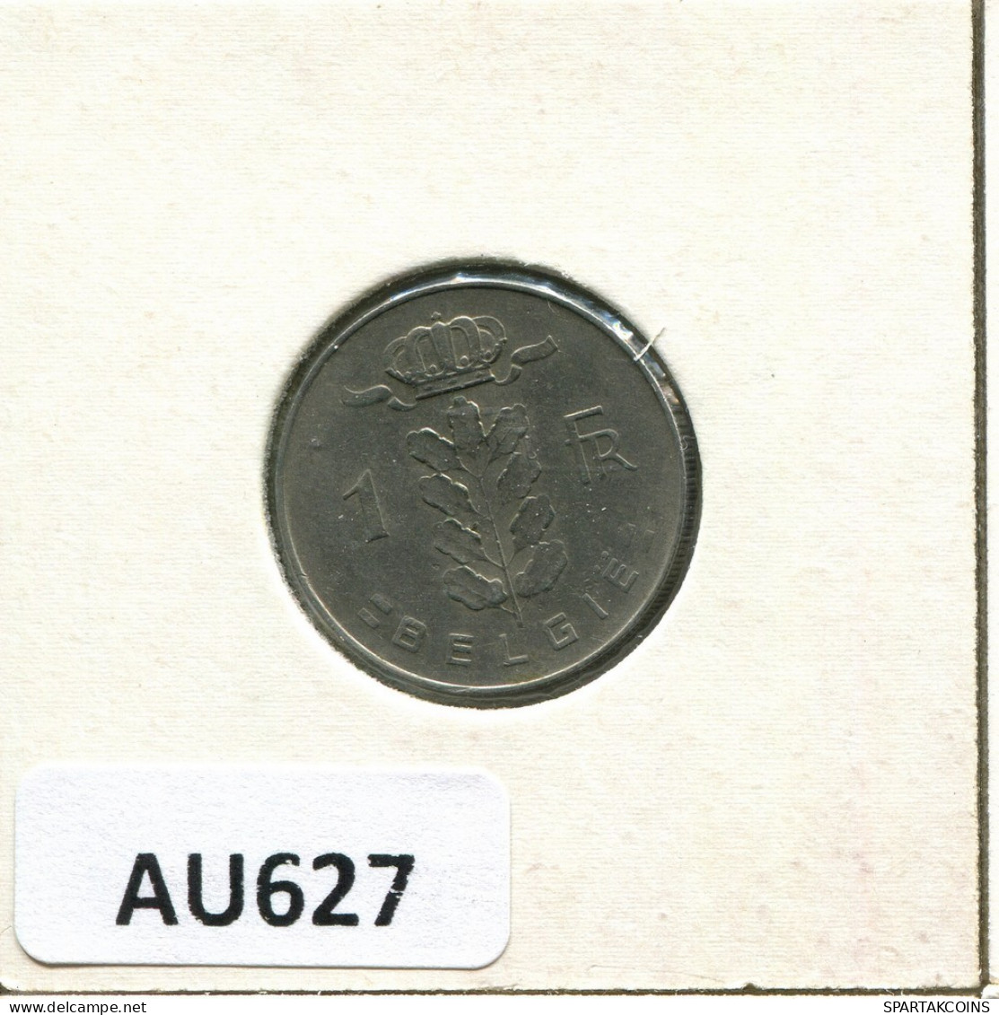 1 FRANC 1973 DUTCH Text BELGIEN BELGIUM Münze #AU627.D.A - 1 Franc